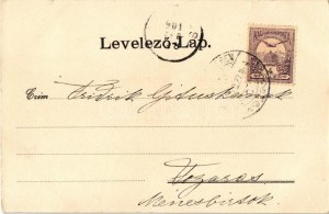 1901 Nagyszeben, Hermannstadt, Sibiu; Hotel Römischer Kaiser / szálloda, divat üzlet. Karl Garef kiadása / hotel...