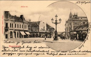 1904 Nagyvárad, Oradea; Bémer tér, Wagner, Wallerstein Fülöp fiai, Kádár János üzlete, drogéria. Helyfi László kiadása ...