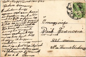 1915 Nagyvárad, Oradea; Szent László tér, Vigadó mozgó (mozi), Fekete Sas szálloda és kávéház / square, cinema...