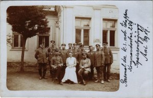 1917 Sepsiszentgyörgy, Sfantu Gheorghe; Personal der K. S. mob. Etappen-Kommandantur Nr. 289. / A 289...