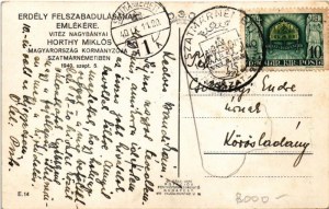 1940 Szatmárnémeti, Satu Mare; bevonulás, vitéz Nagybányai Horthy Miklós Magyarország kormányzója, Teleki Pál...