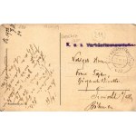 1918 Szenterzsébet, Hammersdorf, Gusterita (Nagyszeben, Sibiu); Mühle / vízimalom. H. Zeidner kiadása. Fotograf G. v...