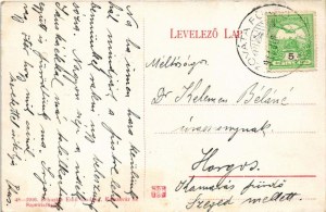 1911 Szovátafürdő, Baile Sovata; Nyaralók. Schuster Emil kiadása / villas (ázott sarkak / wet corners...