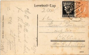 Temesremete, Remete, Remetea Mare; Görögkeleti román (ortodox) templom és iskola. Kalmár J. fényképész kiadása ...