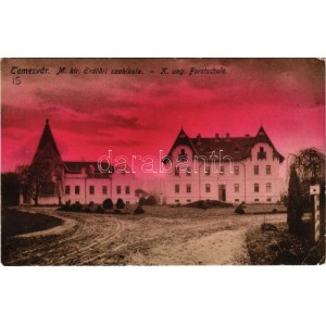 1919 Temesvár, Timisoara; M. kir. Erdőőri szakiskola. Kiadja Gerő Manó / K. ung. Forstschule / forest guard school (EB...