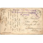 Tihuca, Tihucza, Tihuta (Báránykő, Piatra Fantanel); út Borgóprund felé. Chencinski Jakab kiadása ...