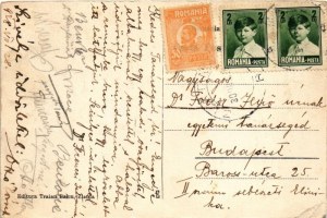 1928 Zalatna, Zlatna; Fenesi Kecskekő, Jézer tengerszem. Baic Traján kiadása / Piatra caprei, Jezer, Detunata goala ...