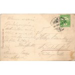 1913 Zilah, Zalau; Kossuth tér nyugati része, gyógyszertár, üzletek. Seres Samu kiadása / square, pharmacy, shops (fl...