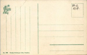 1911 Árvaváralja, Árva-Váralja, Oravsky Podzámok (Tátra, Tatry); Árva vára. Feitzinger Ede kiadása (Teschen) No. 869. ...