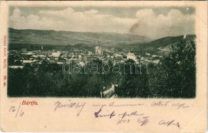1899 Bártfa, Bardiov, Bardejov; Látkép. Divald Adolf 10. sz. / general view + 
