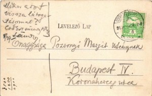 1913 Besztercebánya, Banská Bystrica; Felső Gereb faúsztató, Gereb gyámoszlopai (faúsztatáshoz használt vízi építmény)...
