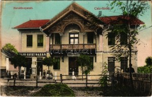 1907 Csíz, Csízfürdő, Cíz Kúpele; Horváth nyaraló, Első Csízi Bazár (Fogel Mór fiókja), üzlet. Szűcs Simon kiadása ...