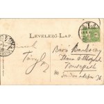 1907 Eperjes, Presov; Római katolikus templom szentélye és főhajója, belső. Báró Barkóczy Sándor (1857-1925...