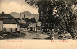 Felka, Velka (Tátra, Tatry); utca. Stengel & Co. 8954. / street (EK)