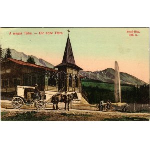 1912 Felsőhági, Visne Hagy, Vysné Hágy (Magas-Tátra, Vysoké Tatry); Étterem. Divald Károly műintézete Budapest 1957...