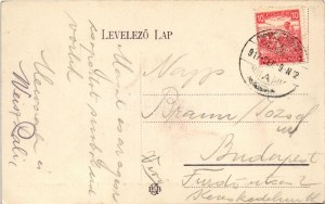 1917 Garamszentbenedek, Sankt Benedikt, Sväty Benadik, Hronsky Benadik; Középkori falfestmény az apátsági templomban ...