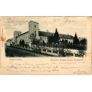1901 Garamszentkereszt, Sväty Kríz nad Hronom, Ziar nad Hronom; Püspöki kastély / bishop's castle. Stengel &amp; Co. ...