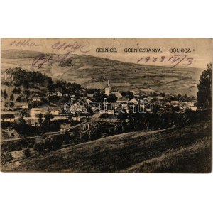 1923 Gölnicbánya, Göllnitz, Gelnica; látkép / general view (fl)
