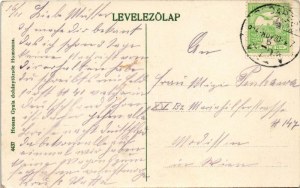 1914 Homonna, Humenné; Laborc híd, horgászó férfi, mosóasszonyok a folyó partján. Hossza Gyula kiadása / Laborec bridge...