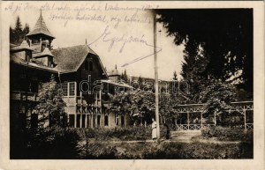 1928 Iglófüred, Bad Zipser Neudorf, Spisská Nová Ves Kupele, Novovesské Kúpele; nyaraló / villa (EK...