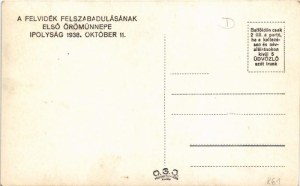 1938 Ipolyság, Sahy; bevonulás, 