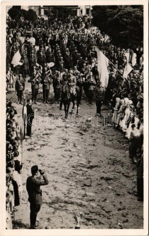 1938 Ipolyság, Sahy; bevonulás, 