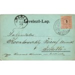 1899 Ipolyság, Sahy; Honti szakadás este holdfényben. Kanyó A. kiadása / ravine at night in moonlight (EM...