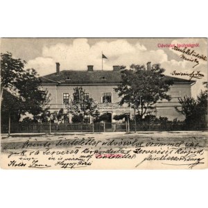 1905 Ipolyság, Sahy; Polgári leányiskola. Polgár J. kiadása / girls' school (gyűrődés / crease...