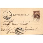 1902 Kassa, Kosice; Gr. Andrássy palota és kávéház, Migaly Sándor üzlete. Kiadja az Egy- és kétkoronás áruház ...