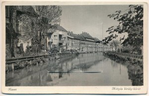 Kassa, Kosice; Mátyás király körút, leporellolap 10 kis képpel /riverside...