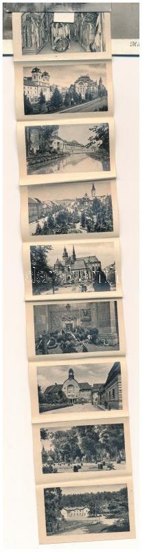 Kassa, Kosice; Mátyás király körút, leporellolap 10 kis képpel /riverside...