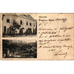 1904 Kiszucaújhely, Kysucké Nové Mesto; Radolai kastély, park / castle, park (r)
