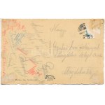 1940 Komárom, Komárno; látkép, Erzsébetsziget, Cseh erődítmény a trianoni határon (betonbunker) / general view...