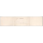 1902 Korompa, Krompach, Krompachy (Szepes); vasgyár. Balkányi S. kiadása, 3-részes kihajtható panorámalap / ironworks...