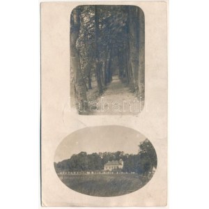 1925 Liptószentmiklós, Liptovsky Mikulas; kastély, erdei út / castle, forest road. photo (EK)