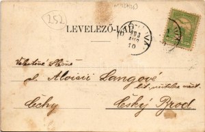 1903 Liptóújvár, Liptovsky Hrádok; M. kir. erdőőri szakiskola, vár és járásbíróság, vasútállomás...