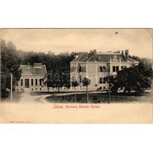 Lőcse, Levoca; Hermann Gusztáv kórház. Patz és társa kiadása / hospital (EB)