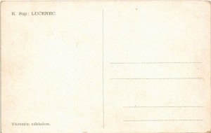 Losonc, Lucenec; látkép, zsinagóga / general view with synagogue s: Prof. K. Sup (EK)