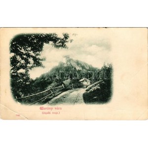 Murány, Murányalja, Podmurán, Murán; vár északi része / Muránsky hrad / castle ruins (gyűrődések / creases...