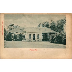 Nagyida, Velká Ida; Prihradny kastély. Varga B. kiadása / castle (r)