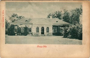 Nagyida, Velká Ida; Prihradny kastély. Varga B. kiadása / castle (r)