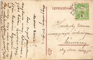 1915 Nagysurány, Nagy-Surány, Velké Surany; cukorgyár. Schwartz Jakab kiadása / sugar factory (r...