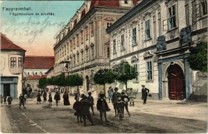 1914 Nagyszombat, Tyrnau, Trnava; Főgimnázium és árvaház. Horovitz Adolf kiadása / grammar school, orpahanage (EK...