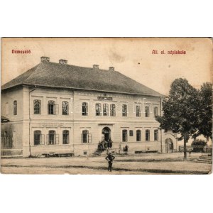 Námesztó, Námestovo; Állami elemi iskola, népbank / elementary school, bank (r)