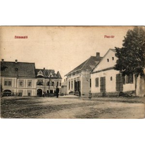 Námesztó, Námestovo; Piactér, szálloda és vendéglő, gyógyszertár / market square, hotel and restaurant, pharmacy (r...