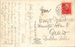 1939 Nemeskosút, Nemeskossuth, Kossuth, Kosúty (Galánta); Ábrahámffy kastély, utca, templom. Bittó János kiadása ...