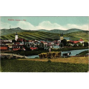 1911 Podolin, Podolínec (Szepes, Zips); látkép. Ifjabb Báró Barkóczy Sándornak (1896-1925) címezve...
