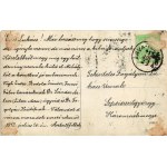 1912 Polhora, Árva-Polhora, Oravská Polhora; Rasofszky nyaraló / villa. photo (ragasztónyom / glue marks...