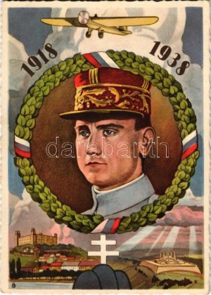1918-1938 Pozsony, Pressburg, Bratislava; a Csehszlovák Köztársaság megalapításának 20. évfordulója, vár...