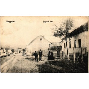 Ragyolc, Ragyolcz, Radzovce; Jegyzői lak. Keresztény fogyasztási szövetkezet kiadása / notary's office (r...